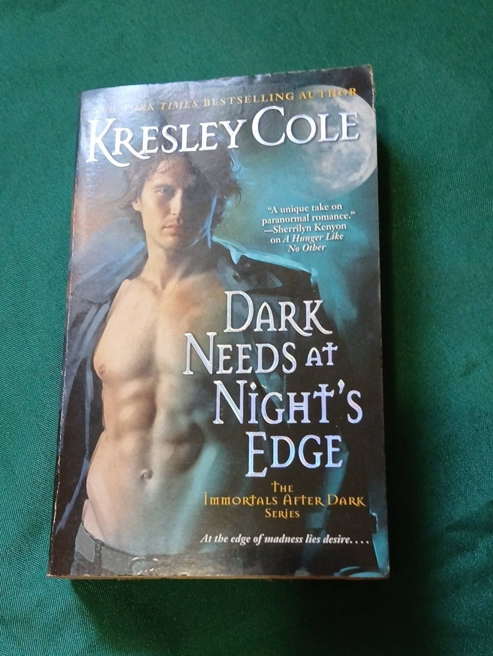 N13 Dark Needs at Night's Edge — Paperback Novel (Green Cover Background)